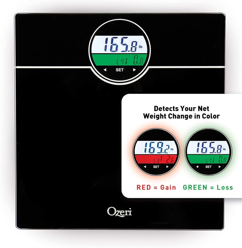 Ozeri WeightMaster 400 lbs Weight Scale with BMI and Weight Change Detection - Image 2