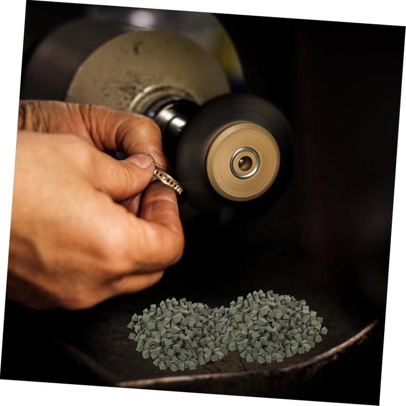 Triangle Polishing Abrasive Media Gemstone Tumbling Reusable Buffing Material 1 Bag - Image 5