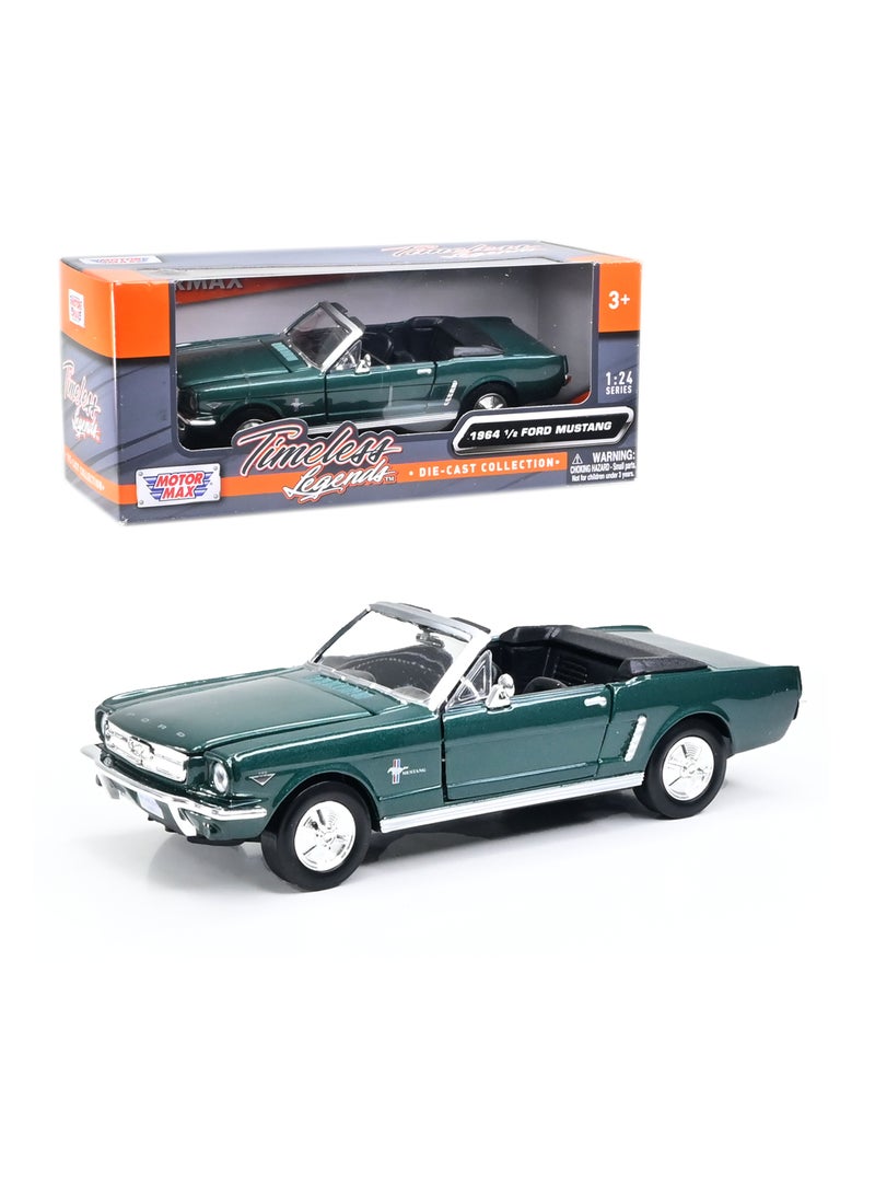 MOTORMAX 1:24 Scale Die-Cast 1964½ Ford Mustang Convertible Model Car – Classic Collectible by Motormax - Image 1