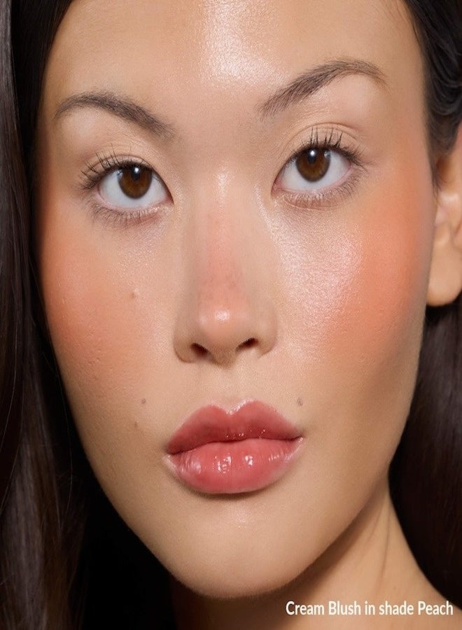 REFY Cream Blush Peach – Soft Coral with Warm Tones, Creamy Buildable Flush with Natural Dewy Finish, 0.05 oz / 1.5 g - Image 2