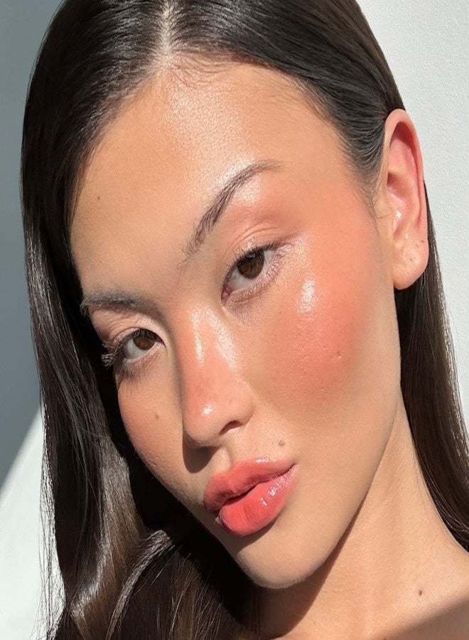 REFY Cream Blush Peach – Soft Coral with Warm Tones, Creamy Buildable Flush with Natural Dewy Finish, 0.05 oz / 1.5 g - Image 3