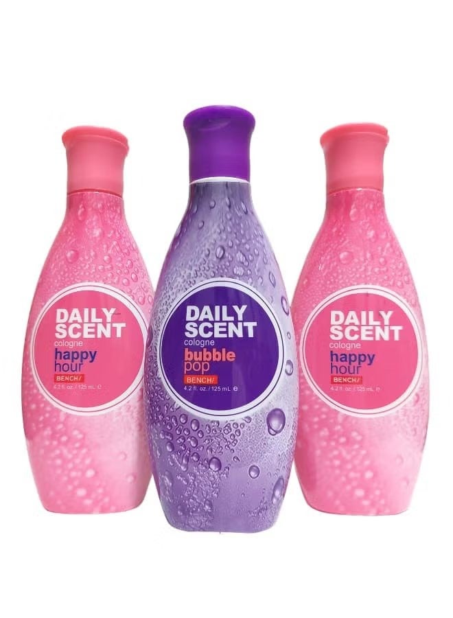 بينش مجموعة كولونيا برائحة يومية مكونة من 3 قطع