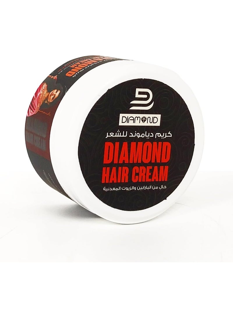 Diamond Hair Cream With Shea Butter & Argan Oil 150ml - Image 2