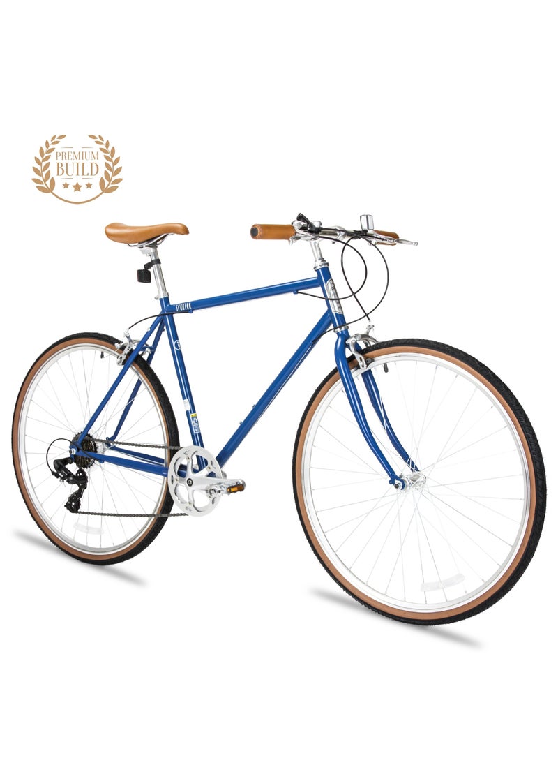 Spartan 700C Platinum City Bicycle Matte Navy  - Image 1