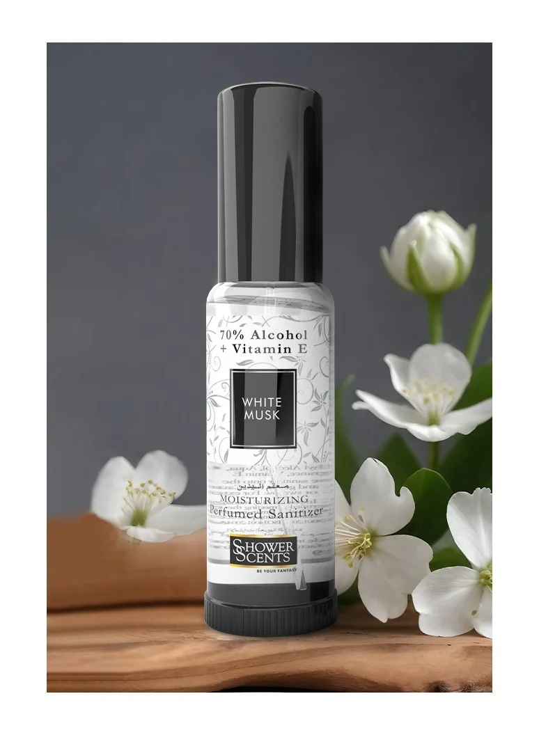 Shower Scents Shower Scents White Musk Moisturizing Perfumed Hand Sanitizer Spray 30ml