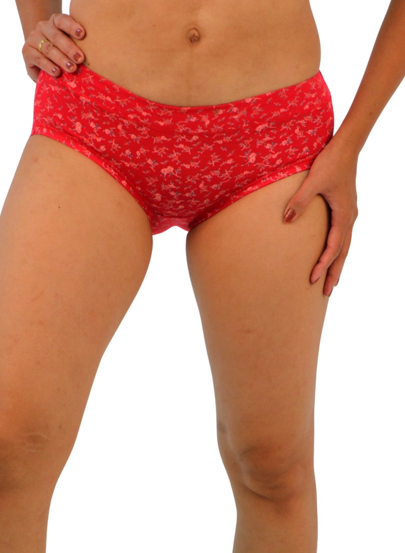 JOANNA JOANNA 152238 Women's Floral Design Mid Rise 3-Pack Panties, Multicolor  - Image 2