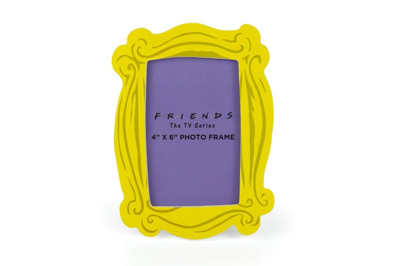 Silver Buffalo Friends Photo Picture Frame Yellow 4 x 6 Inches