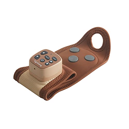 Lifelong Battery Powered Rechargeable Pain Relief Wrist Massager, Brown - Image 1