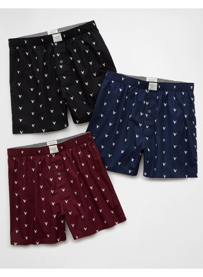 AEO Men's Stretch Boxer Short 3-Pack