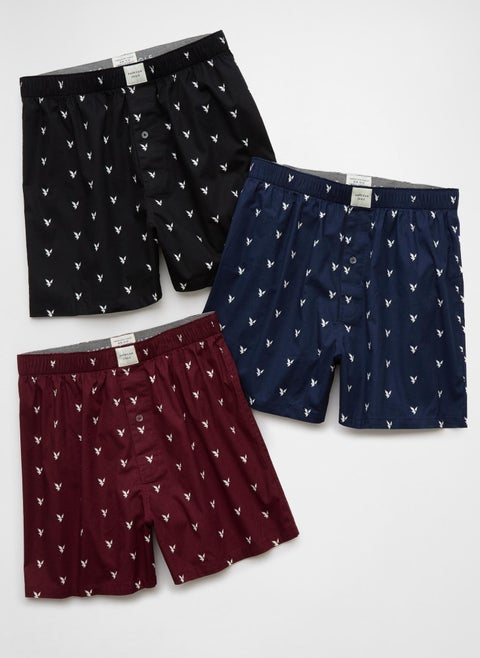 AEO Men's Stretch Boxer Short 3-Pack