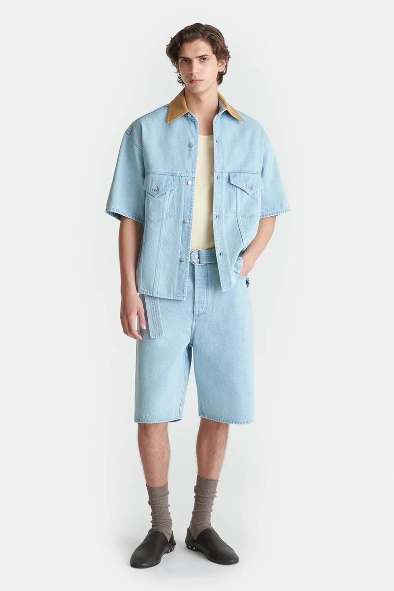 Nanushka MYDAL ECO BLEACH DENIM