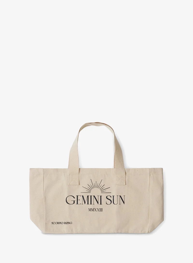 Scorpio Rizing Gemini Cotton Tote Bag