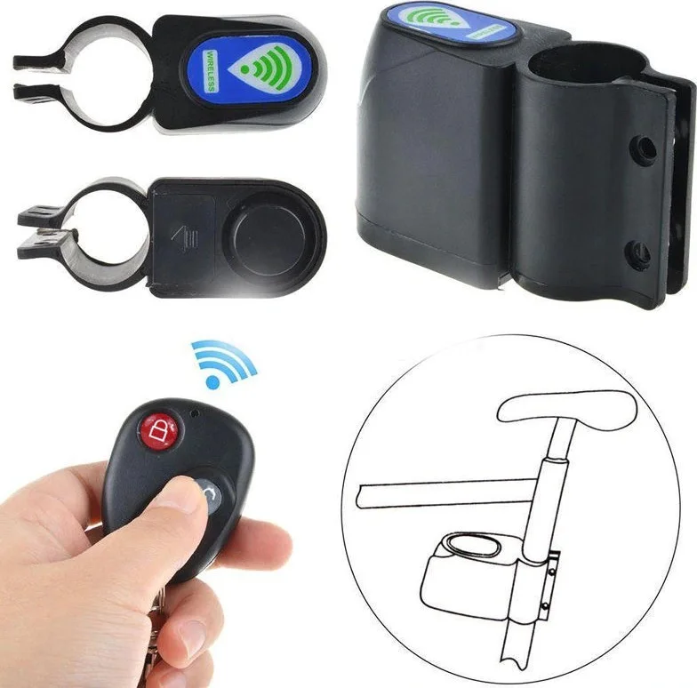 Forte GT Bicycle Alarm 105 Db with Remote Control (30 Meters)