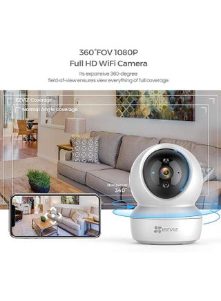 كاميرا مراقبة الأطفال/الحيوانات الأليفة TY1 Pro 2K⁺ داخلية ذكية تعمل بتقنية WiFi | رؤية ليلية ذكية | تغطية مرئية 360 | كشف الحركة في اتجاهين الحديث | فتحة مايكرو اس دي تصل إلى 512 جيجابايت - view 4