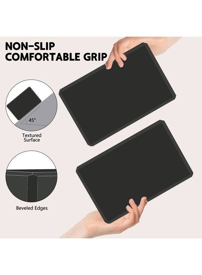 MBKHFLL Yoga Block - Supportive Latex-Free Eva Foam - Soft Non-Slip Surface with Beveled Edges for Yoga, Pilates, Meditation - Yoga Accessories for Stability, Balance, Deepen Stretches (black) - Image 3
