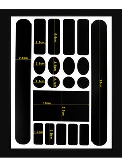 SYOSI 1Sheet Bicycle Chainstay Stickers, Black, Chainstay Frame Protector scratch-resistant sticker Bike Protective Tape Guard for Road Bike  - Image 4
