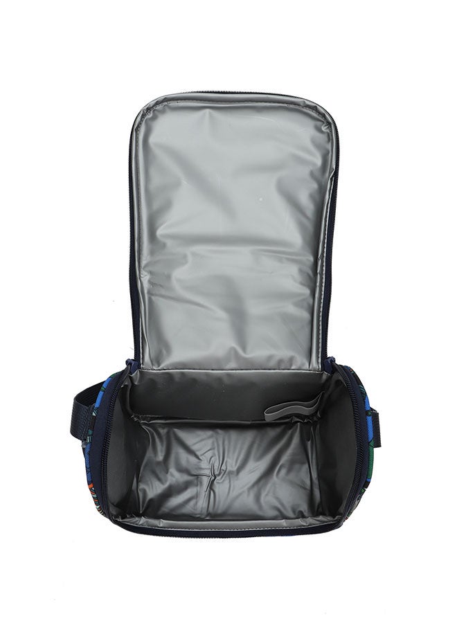 CUBS Dinosaur Print Waterproof lunch bag with adjustable shoulder strap carrying your favorite meals to school, work or while traveling - Image 4