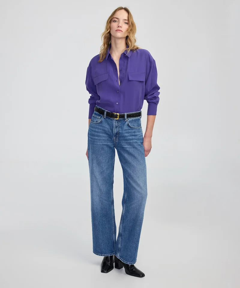 Ipekyol Relaxed Fit Flap Pocket Shirt