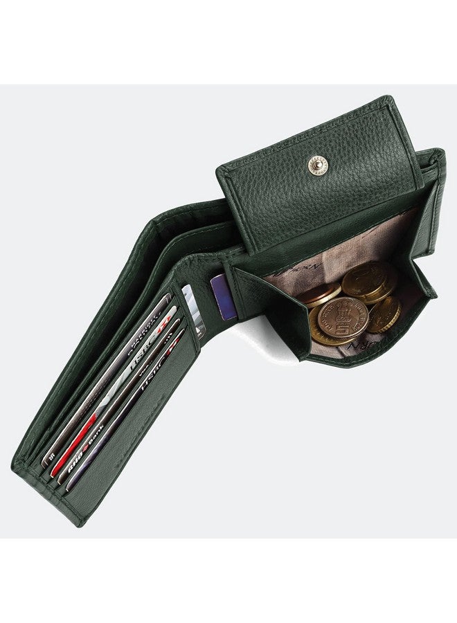 WildHorn customised Gifts for Men | Personalized Leather Wallet for Mens -Name/Logo & Charms on Wallet I Unique Birthday Anniversary Gift for Men Boy Love Husband Employees & Clients (Green) - Image 5