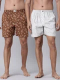 Joven Chocolate Brown and Ivory