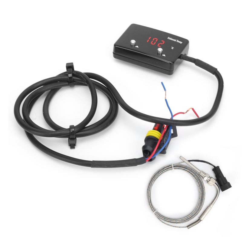 CNSPEED Exhaust Gas Temp Gauge With Adjustable Warning Level - Electric EGT Meter For Towing Vehicles - Image 3