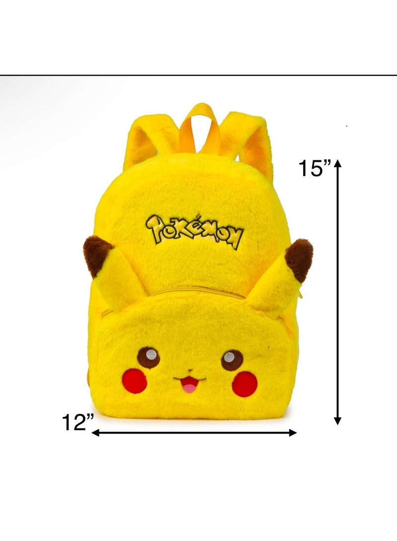بوكيمون حقيبة ظهر بوكيمون القطيفة - 38 × 32 سم - Image 2