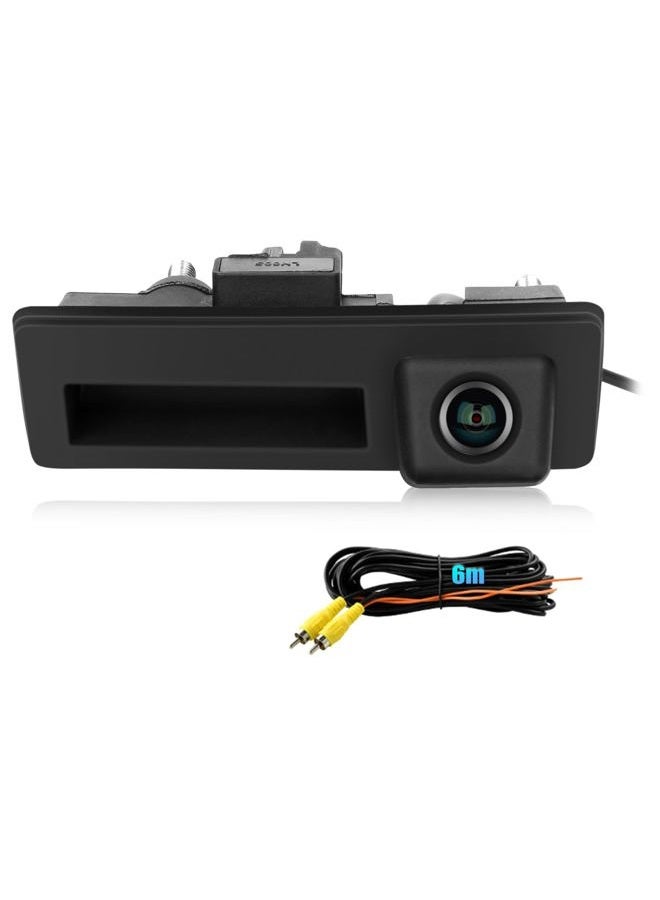 Camecho 170° Car Handle Backup Camera Rear View HD Camera Night Vision Reverse Parking Assistance for Audi for VW Tiguan/Golf/Jetta/Passat/Touran/Touareg/Lavida/Sagitar/Caddy - Image 1