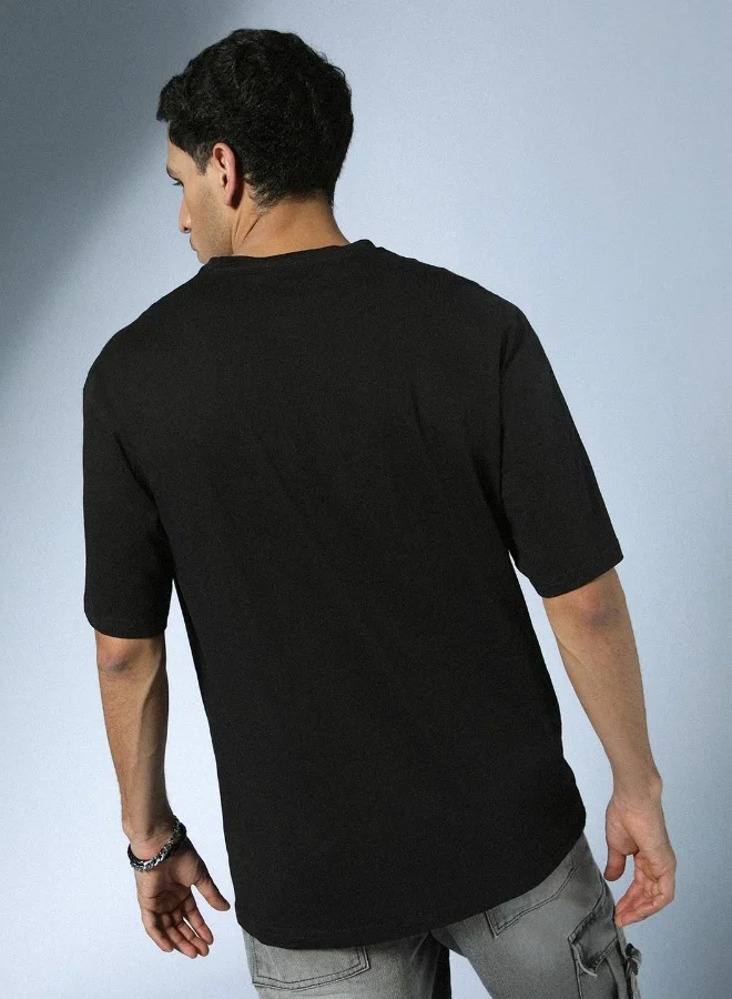 هوبرهولمي Black T-Shirt For Men