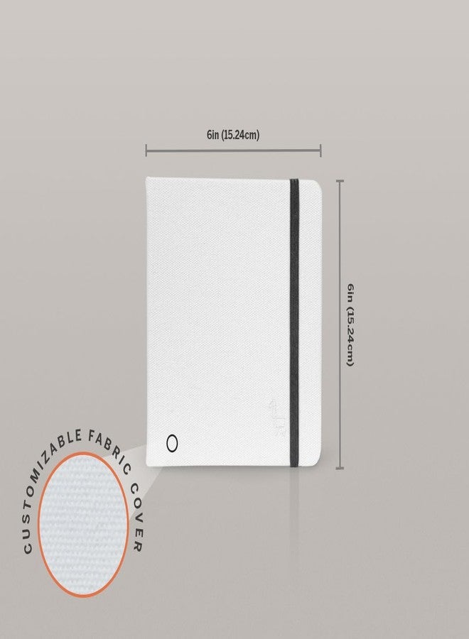ETCHR دفتر رسم إيتشر 6 بوصة مربع - ورق مضغوط وسائط مختلطة 100% قطن - غلاف صلب - 6'x6" مع 52 صفحة - Image 3