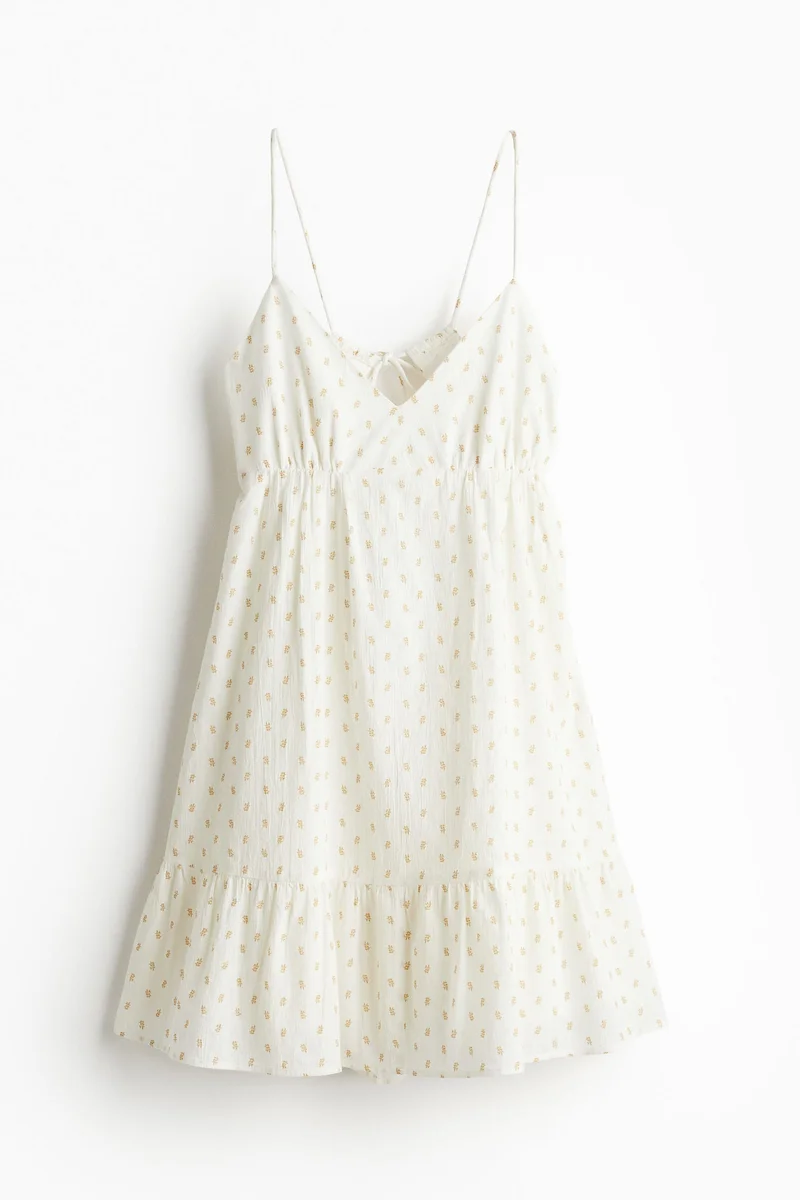 اتش اند ام Open-Back Crêpe Dress