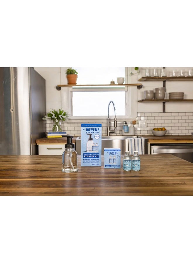 MRS. MEYER'S CLEAN DAY Foaming Hand Soap Concentrated Refills, 4 Concentrated Refills (2 Fl. Oz each), Rain Water Scent, Makes 40 Fl. Oz. of Foaming Soap Total - Image 4