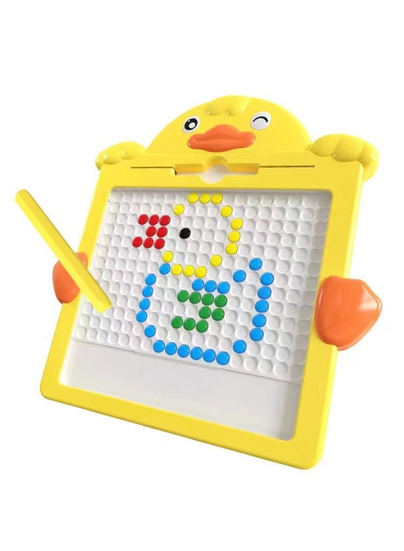 Huitich Duck-Themed Magnetic Drawing Board with Beads  - Image 1