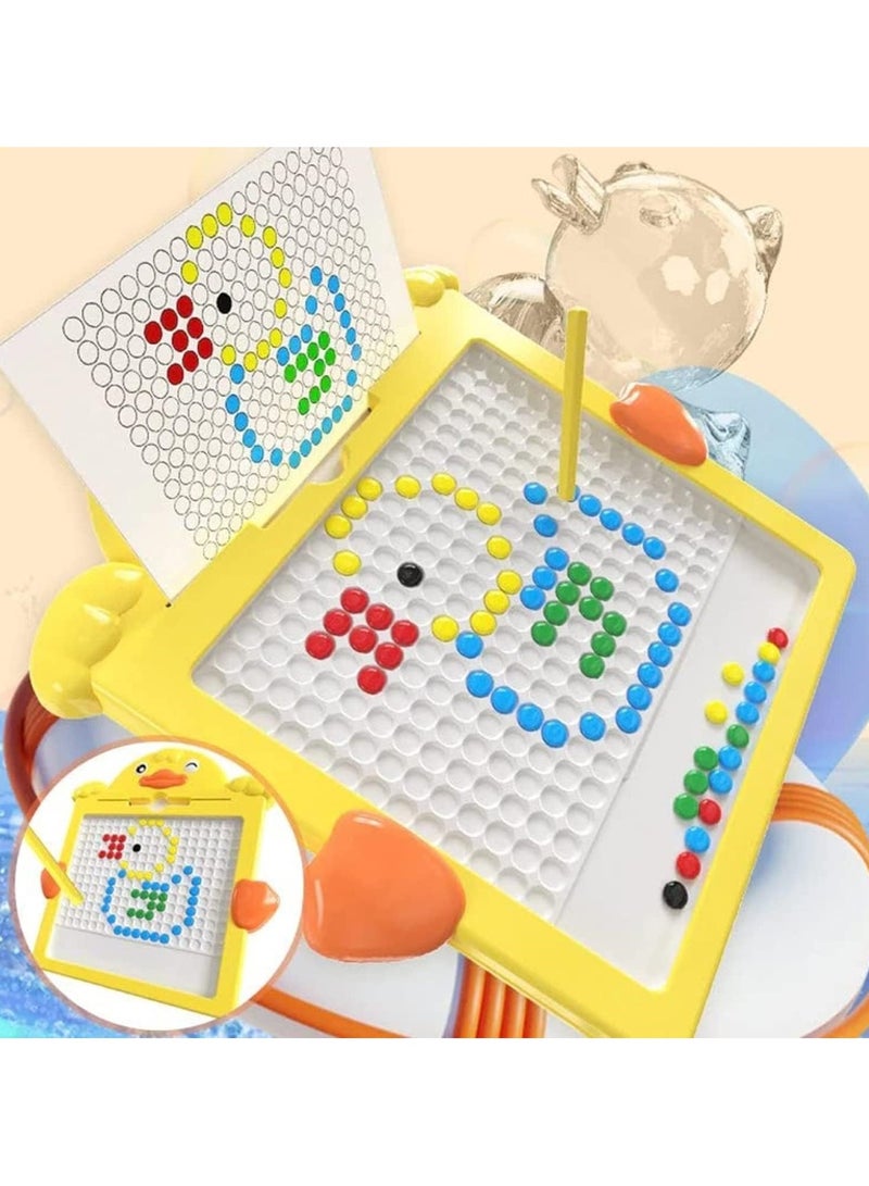 Huitich Duck-Themed Magnetic Drawing Board with Beads  - Image 4