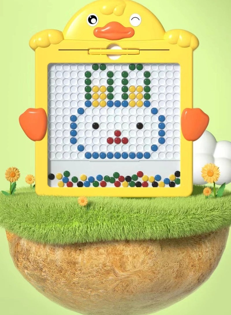 Huitich Duck-Themed Magnetic Drawing Board with Beads  - Image 5