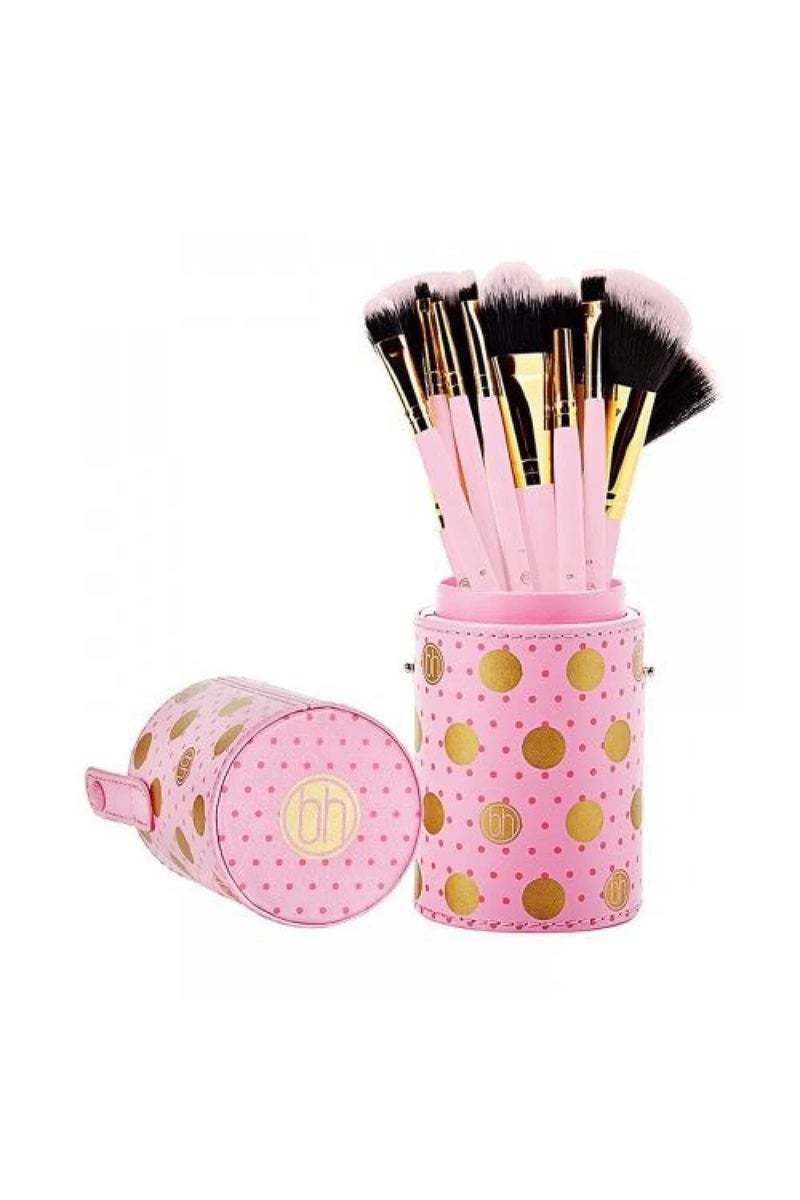 بي إتش كوزماتيكس مجموعة فرش دوت كولكشن الزهرية من بي اتش كوزمتكس-11قطع