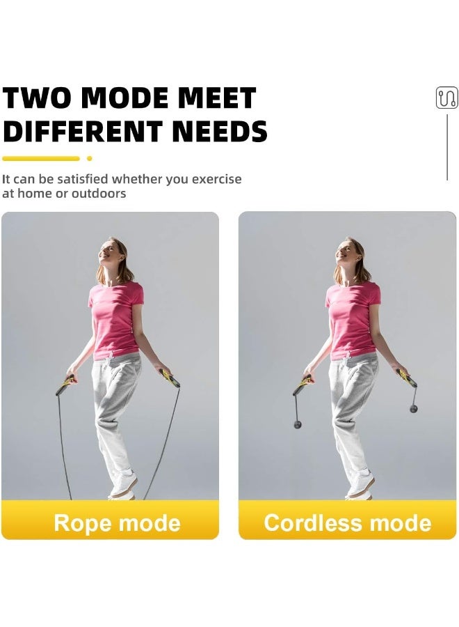 VAV Jump Rope, Ropeless jump rope, Jump rope counter, Weighted jump rope, Cordless jump rope, speed jump rope, Jump rope for kids, Adult, ropeless jump rope, jump rope for fitness, crossfit jump rope - Image 5