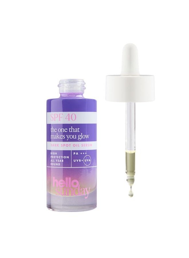 Hello Sunday The One That Makes You Glow - Dark Spot Serum SPF 40  30ML - Image 4