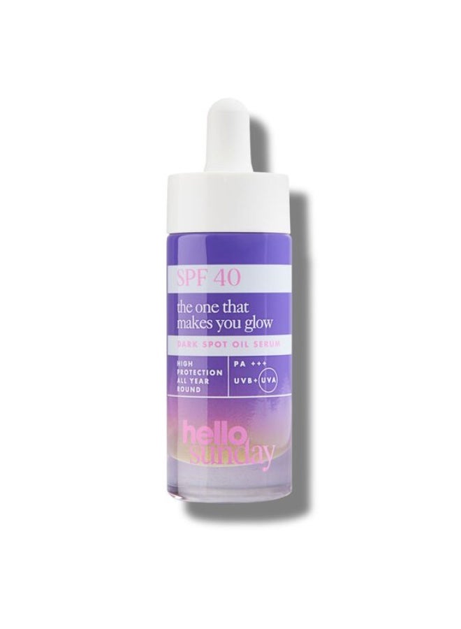 Hello Sunday The One That Makes You Glow - Dark Spot Serum SPF 40  30ML - Image 1