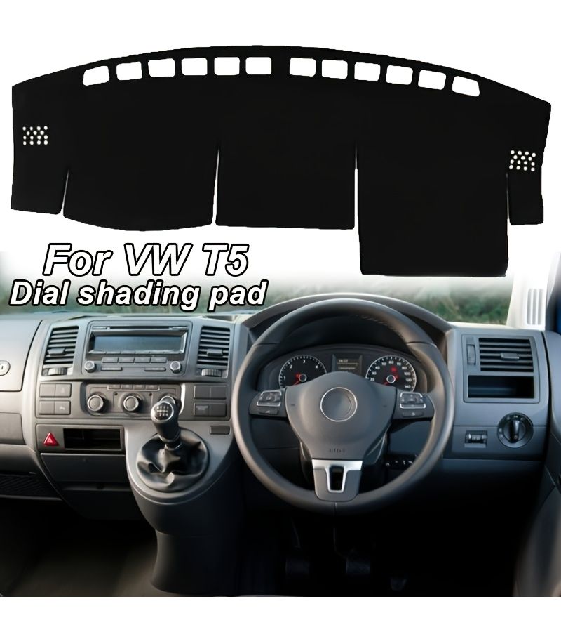 Car Sunshade Pad For Volkswagen T5 Dashboard Sun Visor Left Hand Drive - Image 1