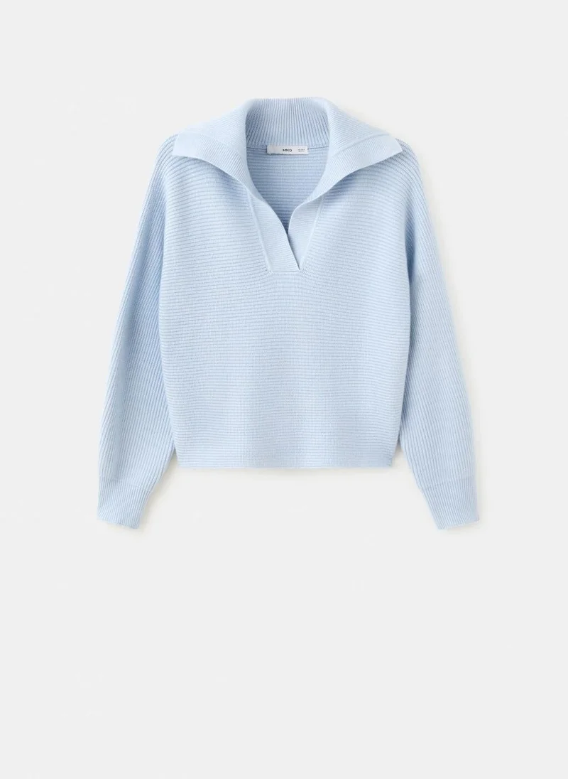 MANGO V-neck knit sweater