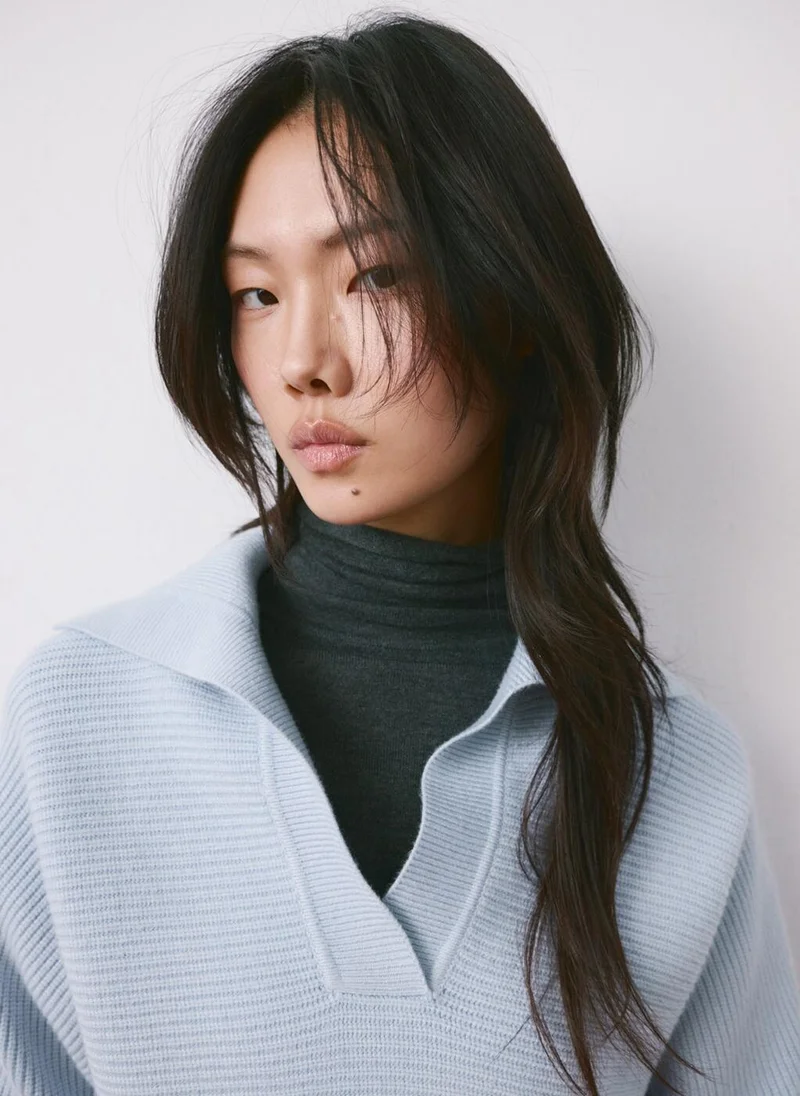 MANGO V-neck knit sweater
