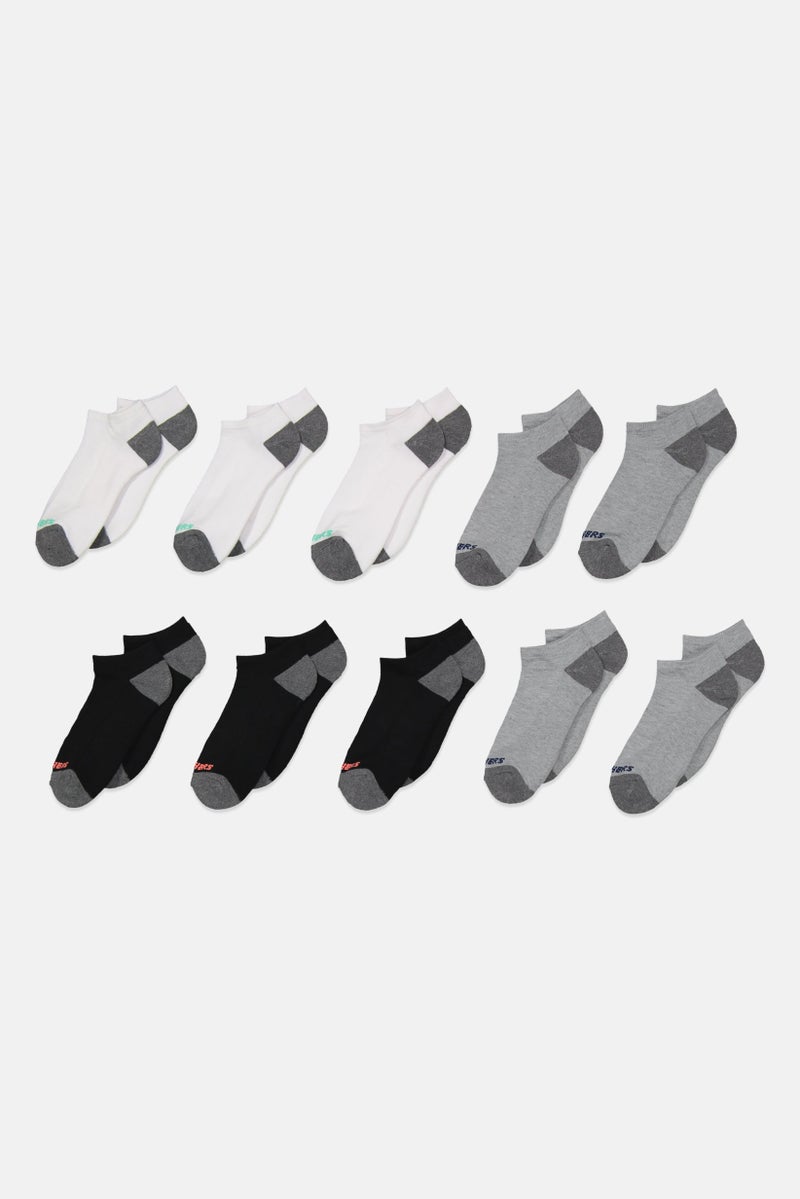 SKECHERS Women 10 Pairs No Show Socks, Multicolor - Image 1