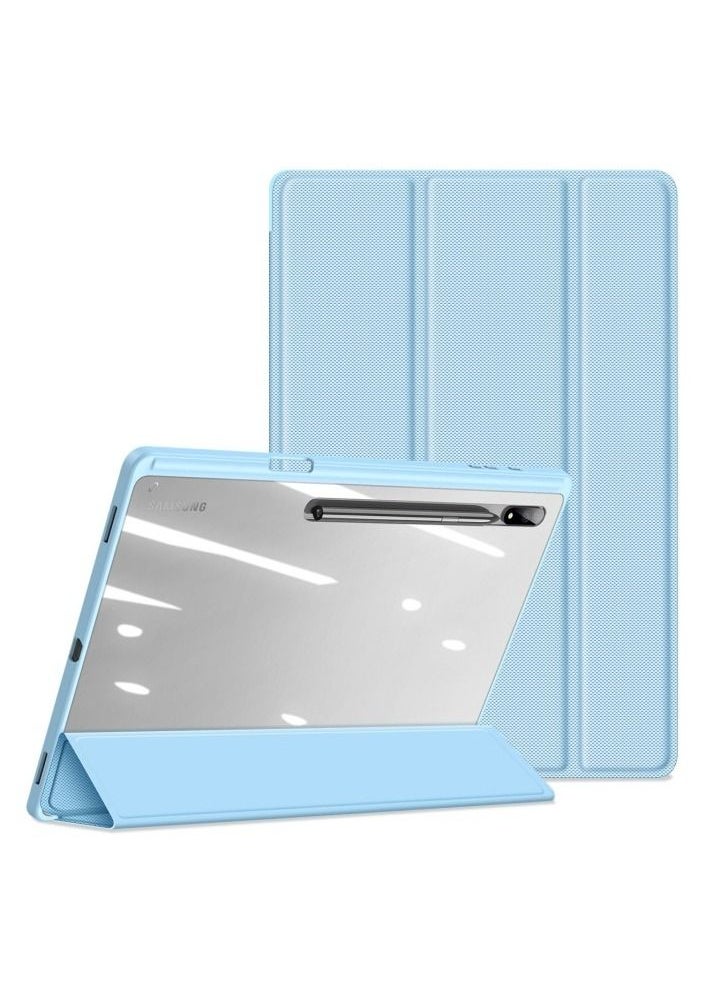DUX DUCIS - For Samsung Galaxy Tab S8 Ultra DUX DUCIS TOBY Series Horizontal Flip Leather Tablet Case(Blue) - Image 1