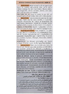 Pharmaceris Intense Coverage Mild Fluid Foundation  - Image 3