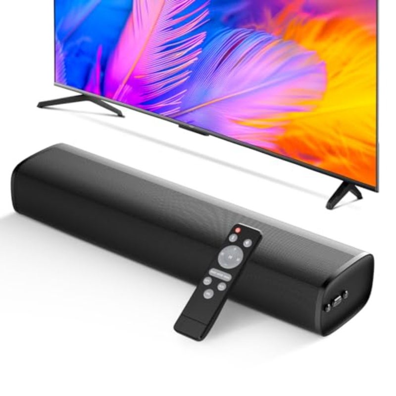 Sound Bar, 50W Soundbar for Smart TV Bluetooth 5.3 Speaker 17Inch with ARC/Optical/AUX Connection Surround for Home Theater Audio TV/PC/Gaming/Projectors - Image 1