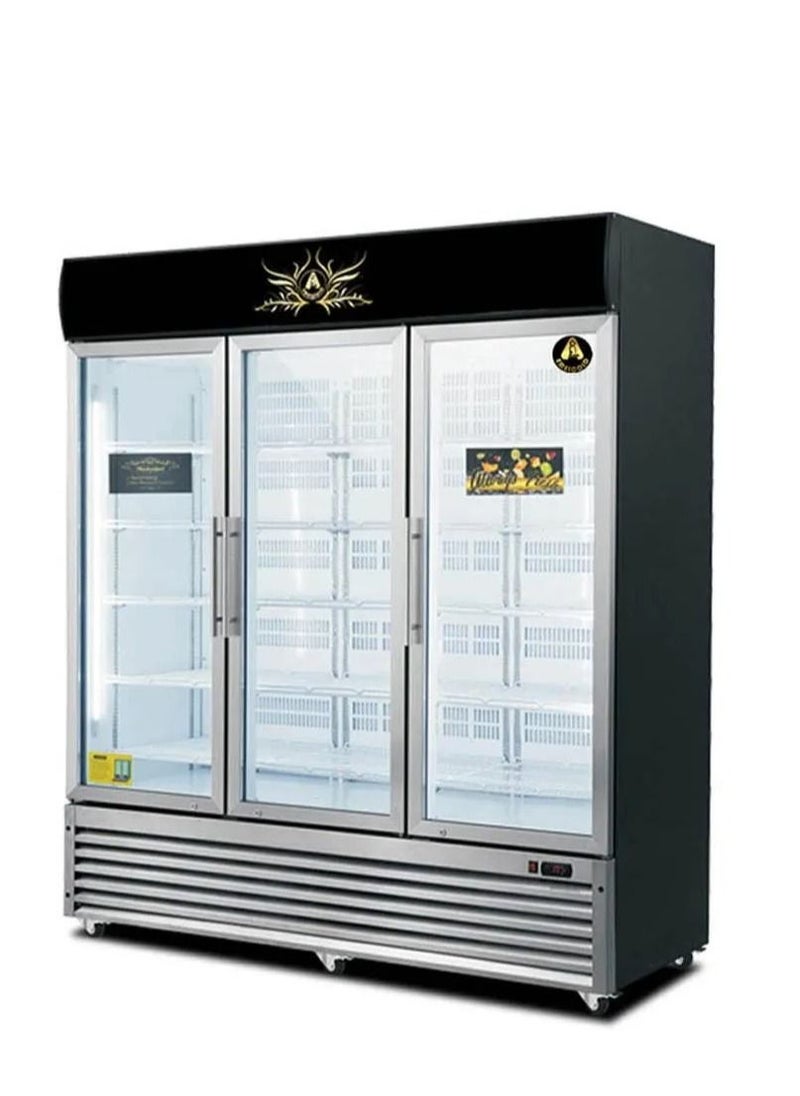 EMELCOLD - Emelcold 3 Door Showcase Chiller 1590 Liters Model ME-T16SS - Image 1