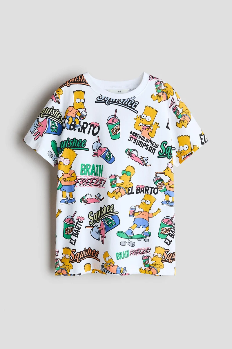 H&M Print-motif cotton T-shirt