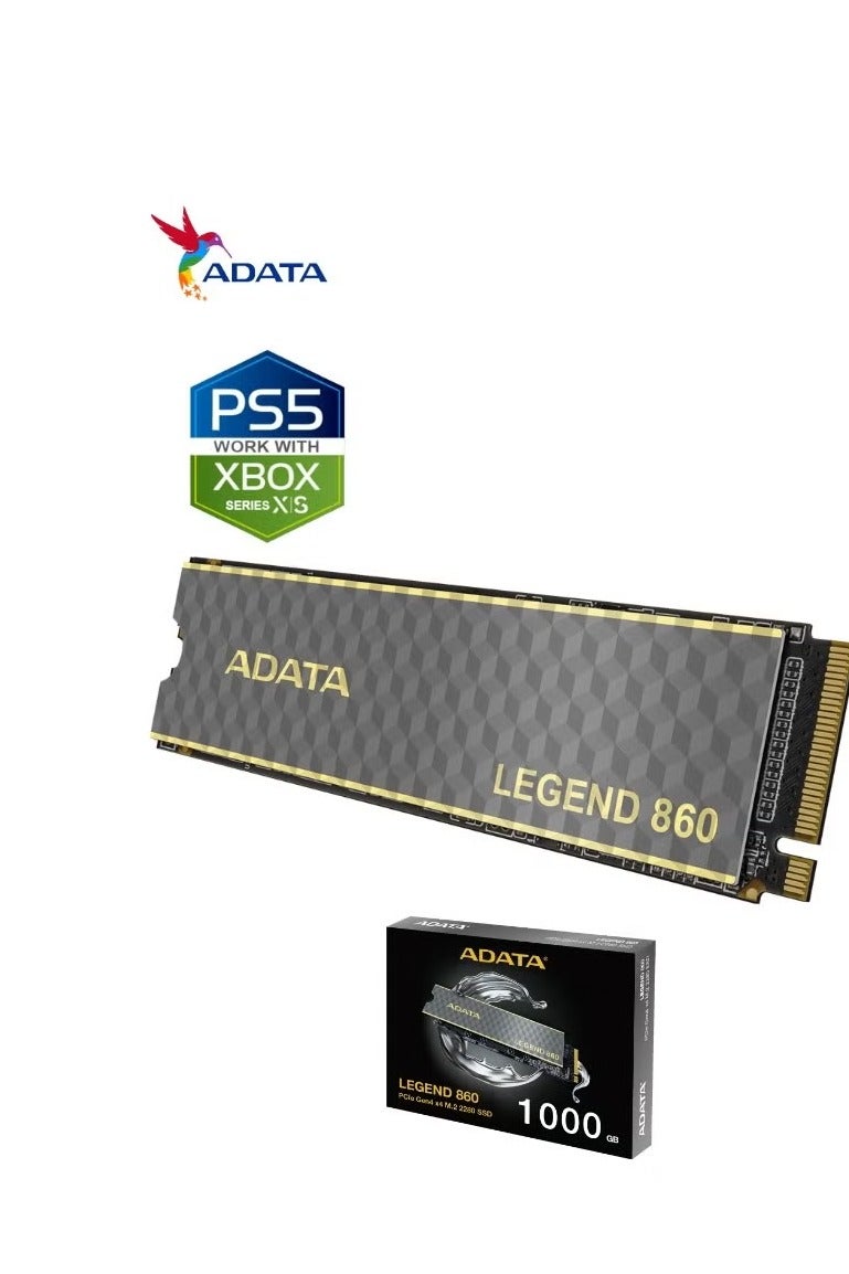 ADATA LEGEND 860 1000 GB Solid State Drive NVMe SSD for Laptop Desktop PS5 XBOX | PCIe Gen4x4 M.2 2280 - Image 5