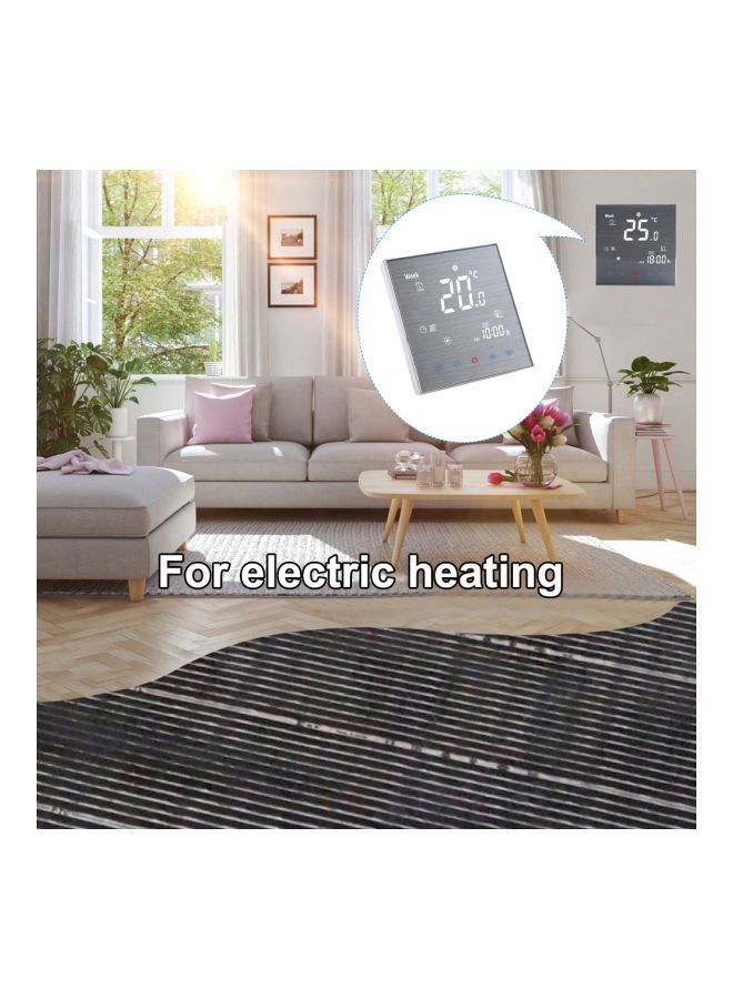 NIBEMINENT LCD Display Touch Screen Temperature Controller White/Grey 86x86x13.3millimeter - Image 5