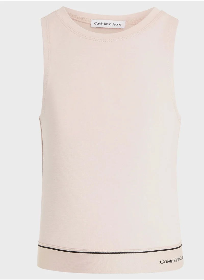 Calvin Klein Jeans Kids Logo Tape Top
